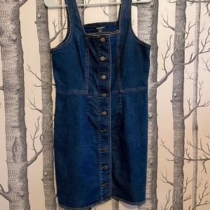 Denim Overall Dress